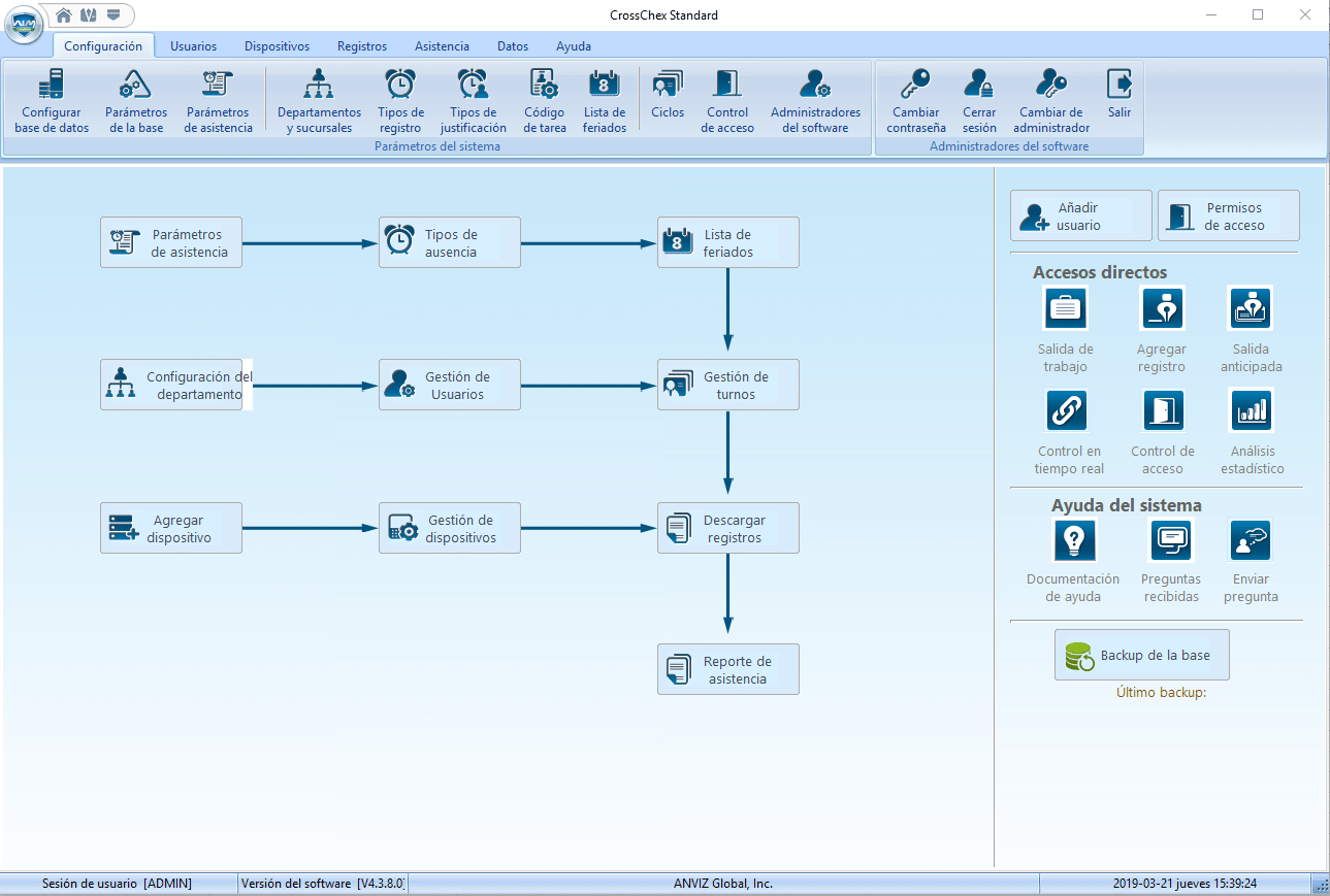 software control fichajes