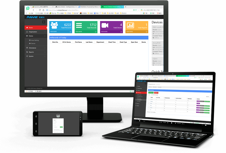 crosshex software control horario