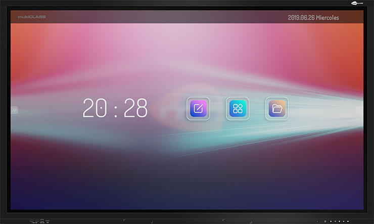 pantalla tactil multiclass