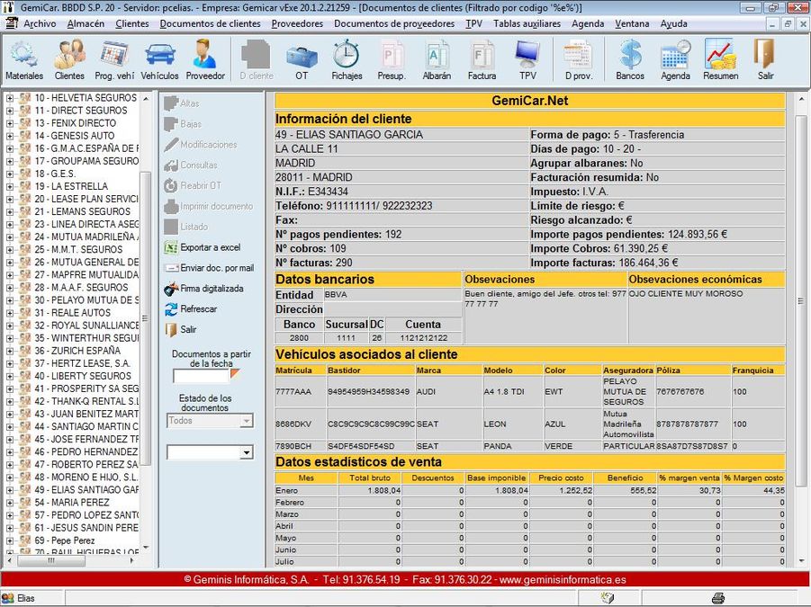programa de gestion para talleres de automóviles