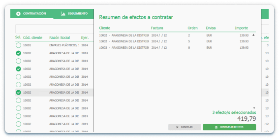 Financiacion de facturas Sage 50